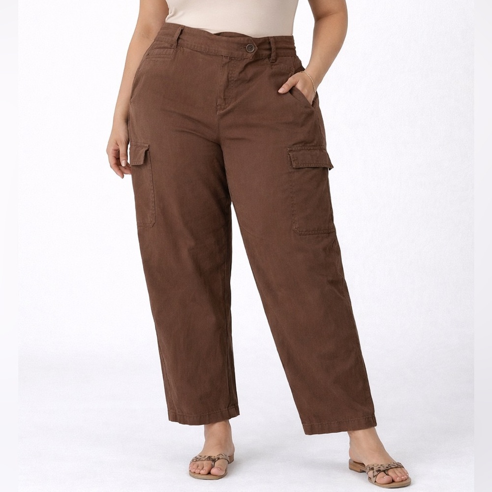 Cato Women's Brown Cargo Pants